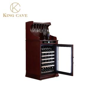 Buy cheap Adjustable Shelves Custom Wine Cooler In The Kitchen LCD Screen from wholesalers