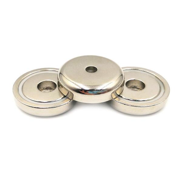 Quality NdFeB Mounting Pot Neodymium Magnet Disc Permanent Pot Magnet for sale