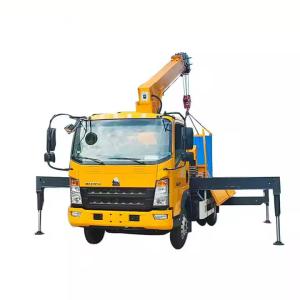 Buy cheap XDEM Premium Truck-Mounted Cranes Straight Arm for Construction with Cantilever Rotation and Electrohydraulic Technology from wholesalers