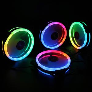Quiet Computer LED RGB Case Fan with Controller for Gaming PC Computer 3PIN 4PIN