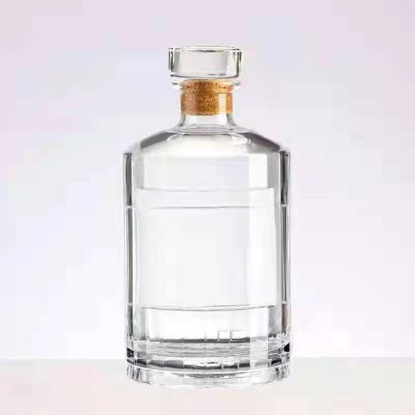 Industrial Glass Bottle for 1L Liquor Whisky and Bitter Rubber Stopper Sealing Type