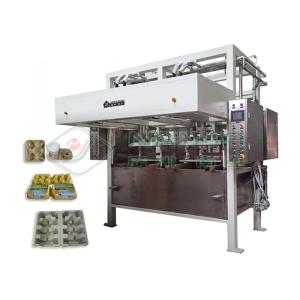 Buy cheap Low Noise Pulp Tray Making Machine / Paper Corner Protector Forming Equipment from wholesalers