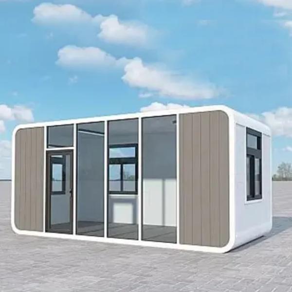 Buy cheap Windproof Apple Capsule House 6m x 3.3m Solar Powered from wholesalers