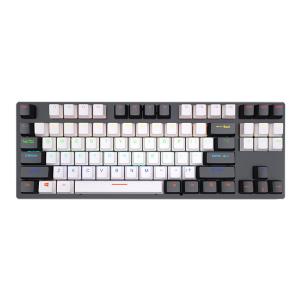 Professional Wired Mechanical Gaming Keyboard with 87 Keys LED Backlit and Metal
