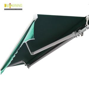 light open retractable awning / Both motor and manual control awning