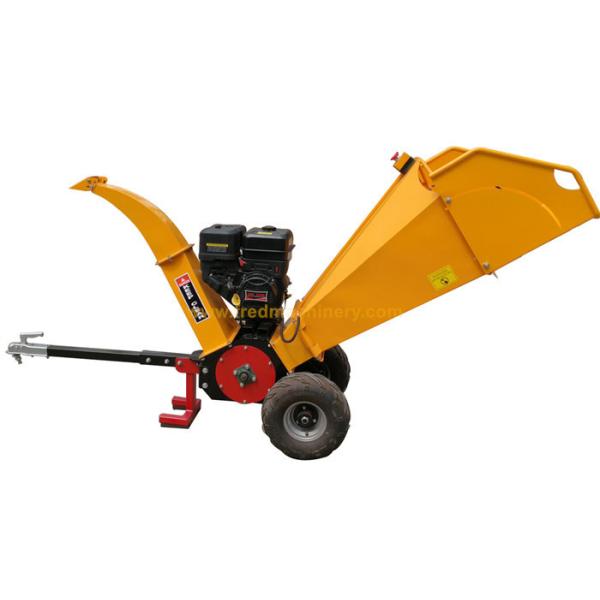 Quality 15HP Gasoline Engine Residential Wood Chipper With Emergency Stop Button for sale