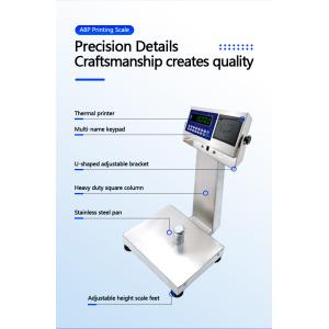 Buy cheap A8SP Printing Small Platform Scale with 6KG Capacity and 22cm*28cm Square Vertical Bar from wholesalers