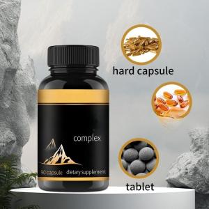 Private Label shilajit extract tablets Supplement shilajit capsules