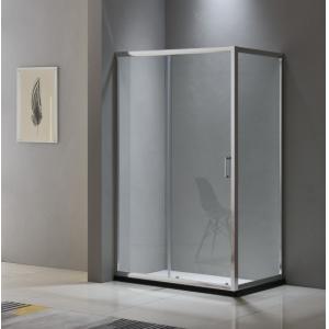 Buy cheap Aluminium shower enclosure 1200*700 with two sliding doors and one fixed panel from wholesalers