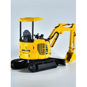 Komatsu PC30MR Mini Excavator 1/32 Scale Die-Cast Metal Model Collectible Toy