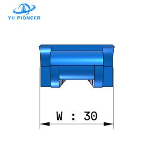High Temp Resistant Conveyor Chain Plate , POM Material Conveyor Plastic Chain
