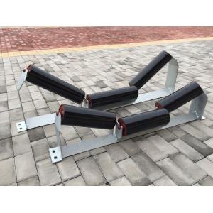 Buy cheap Rubber Cushion Q235 Trough Idler 219mm Dia Conveyor Transition Rollers from wholesalers