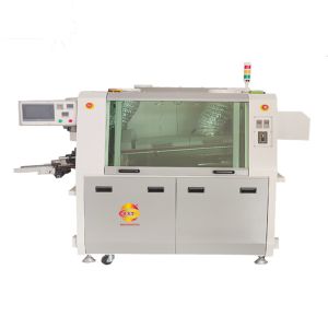 Buy cheap Automatic Wave Soldering Machine with 200mm PCB Size 2 Crests and 135KG Tin Furnace for SMT PCB Assembly from wholesalers