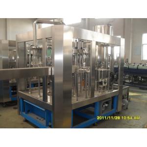 3 In 1 Monoblock Hot Milk Filling Machine 4000 - 6000 BPH Bottle Filling