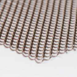Buy cheap Flexible Anodized Oxidation Metal Coil Drapery Incombustible Woven Wire Curtain from wholesalers