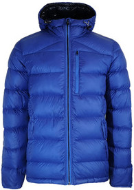 Buy cheap Blue Mens Warm Waterproof Coat , Hooded Mens Waterproof Puffer Jacket product