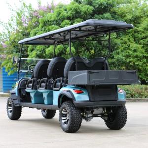 Buy cheap 6 Seats Electric Golf Cart With 10-Inch Multimedia Screen Q235 High-Strength Chassis And 510kg Max Loading from wholesalers