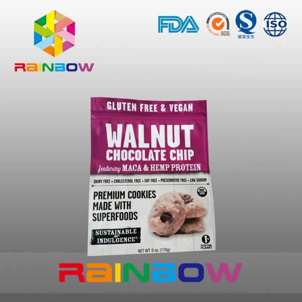 Quality Matte Soft Surface Plastic Pouch Packaging Cookies Doypack k Bags for sale