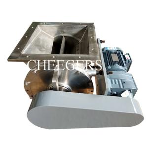 SS304 Rotary Airlock Feeder Vertical Discharge PP Granules