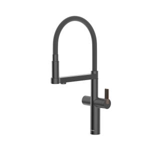 Buy cheap High Arc Handle Kitchen Sink Fuacet With Pull Down Sprayer from wholesalers