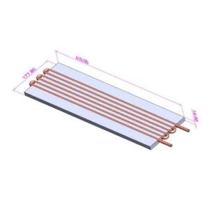 Buy cheap Copper Pipe heatsink Cold Plate For Equipment from wholesalers