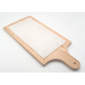 China Easy Cleaning White Marble Placemats Convenient For Fruit / Vegetable on sale