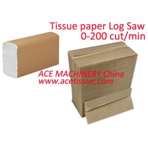 Buy cheap Single Channels Multifold Paper Towel Tissue Paper Cutting Machine Automatic from wholesalers