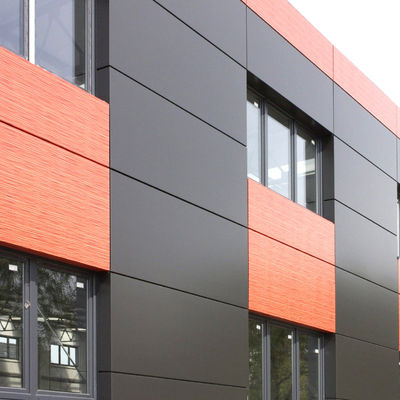 Recyclable Aluminum Plate Wall Panels Weather Proofing Customized Drawings