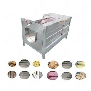 Buy cheap Brushing Cleaning Ginger Washing Industrial Peeler Potato Onion Peeling Machine from wholesalers
