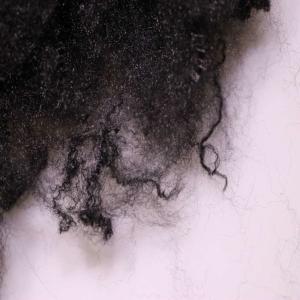 Buy cheap 64mm Black Flame Resistant Fiber Environment-Friendly Viscose Staple Fibre from wholesalers