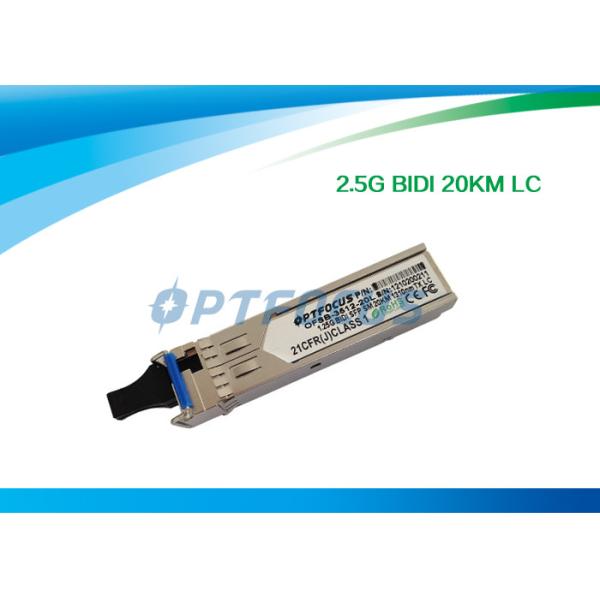 Quality 1.25G Bi - Di SFP Optical Transceiver 20km Simplex LC Connector RoHS for sale