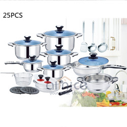 Buy cheap Kitchen Accessories Set 25pcs Non Stick Cooking Pot For Camping from wholesalers