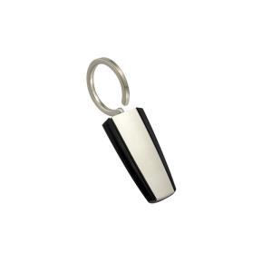 Buy cheap Trapezoid ABS Plastic Metal Key Holder Keychains Silver Electroplating from wholesalers