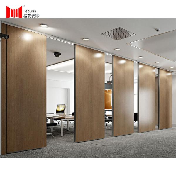 Quality OEM 36db 98mm Mdf Folding Movable Partition Wall for sale