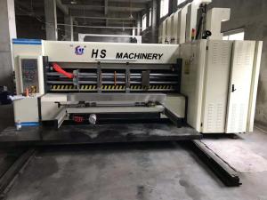 Buy cheap Semi Automatic Corrugated Box Making Machinery Flexo Printing Slotter Die Cutter product