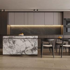 Buy cheap Complete Smart Custom Kitchenette Cupboards Modern Islands Solid Wood Complete Cuisine Storage Furniture Kitchen Cabinets from wholesalers