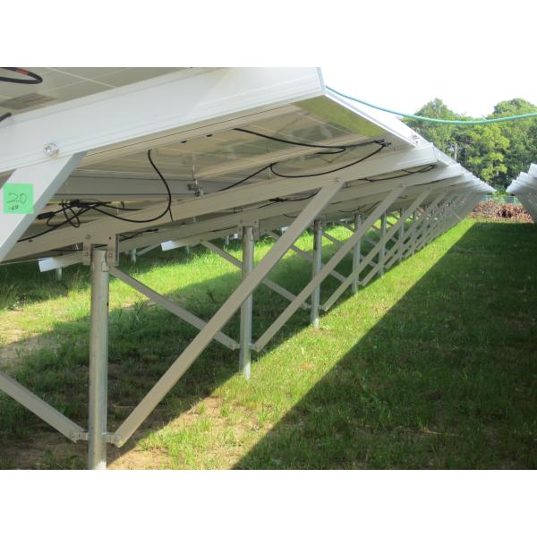 Quality Monocrystalline and Polycrystalline Solar Panel Tilt Mounting Brackets Pole Ground Mounting System Easy To Install for sale