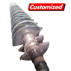 Fully Thread Covered Insulated Jacketed Thermal Screw Conveyor With Adjustable