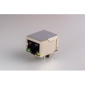 Buy cheap Side Enter 8P8C RJ45 With Transformer , Low Profile RJ45 Jack With Shield / LED product