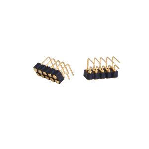 2.54mm Pitch 10 Pin Connector Double Row Right Angle Female Connector Customized