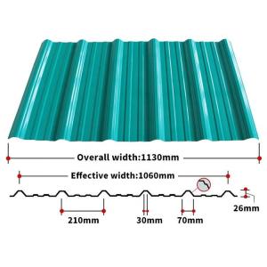 Buy cheap UPVC Roof Sheet 3mm Trapezoidal Shockproof for Warehouse Farmhouse from wholesalers