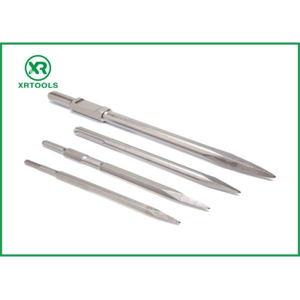 Quality 30MM Round Shank Electric Masonry Chisel , Sand Blaster Cold Steel Chisel For Stone for sale