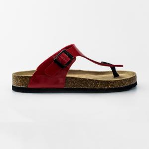 Lady ISO14001 Wear Resistant EVA Birkenstock Clogs With Red T Strap