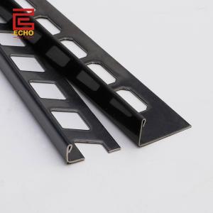 Buy cheap Sleek Stainless Steel Outside Corner Tile Edge Trim / Curved Tile Edge Trim from wholesalers