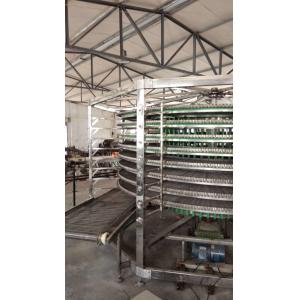 Buy cheap Spiral Cooling Conveyor System Tower for Hambuger Bread from wholesalers