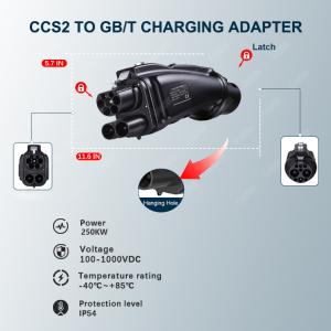 Buy cheap Ccs2 to Gbt Evse Charging Connector Ce Ev Dc Charger CCS2 to GBT Charging Adapter Socket Plug from wholesalers