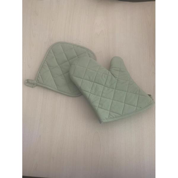 Quality BBQ Oven Mitt And Pot Holder Set With Non Slip Surface for sale