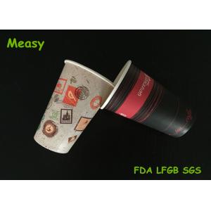 China 10oz Professional Hot Paper Cups with Single Wall , Customized Printing on sale