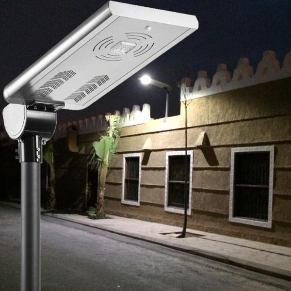 Quality motion sensor all in one solar street light, material AL, all in one intergated solar led street lights for sale