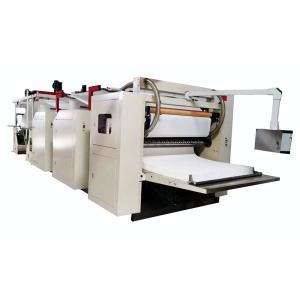 Buy cheap PLC Program Control V Fold Facial Tissue Machine Steel To Steel Emboss 100m/Min from wholesalers